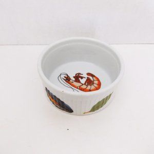 MAJILLY Design BIA Cordon Bleu Round Condiment Dish Shrimp Seafood